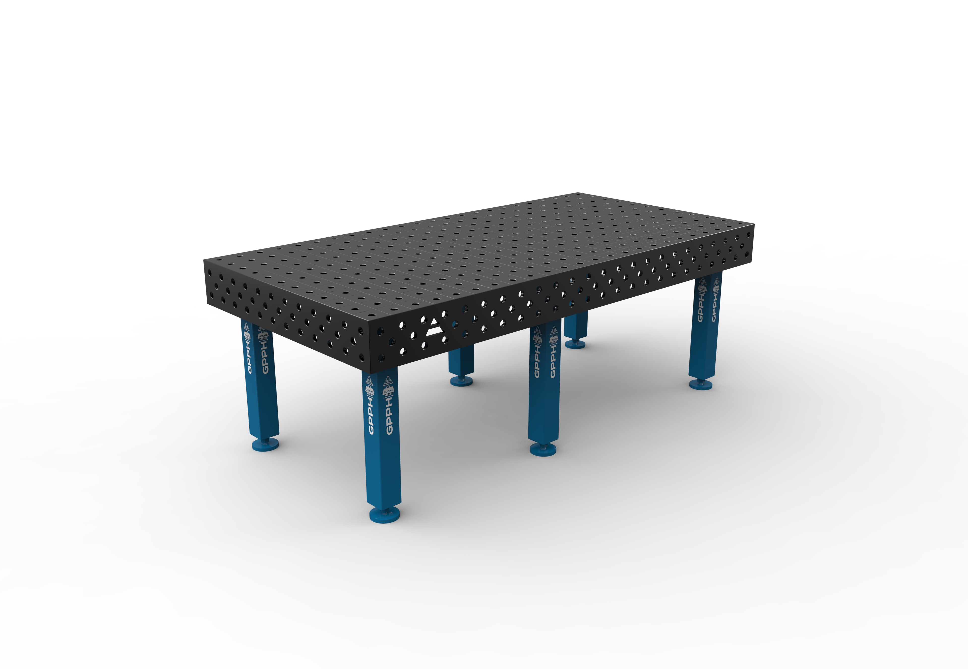 Svejsebord PRO 2400x1200 grid 100x100 Ø28 - System 28